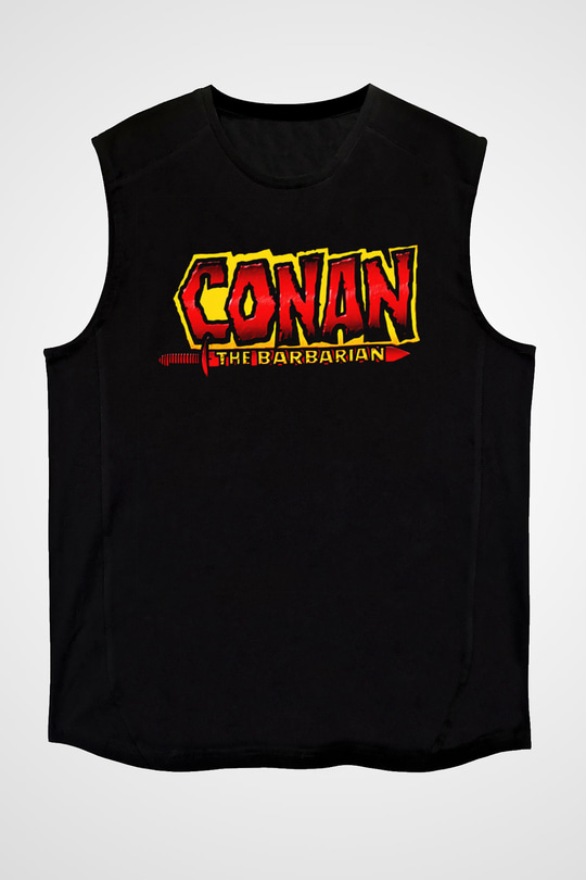 Conan the Barbarian Siyah Unisex Kolsuz Tişört