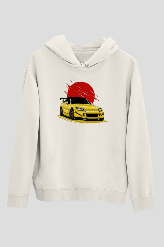 CorvetteBeyaz  Unisex Hoodie