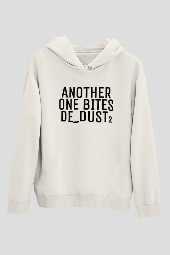 Counter Strike Baskılı Beyaz Unisex Kapüşonlu Sweatshirt