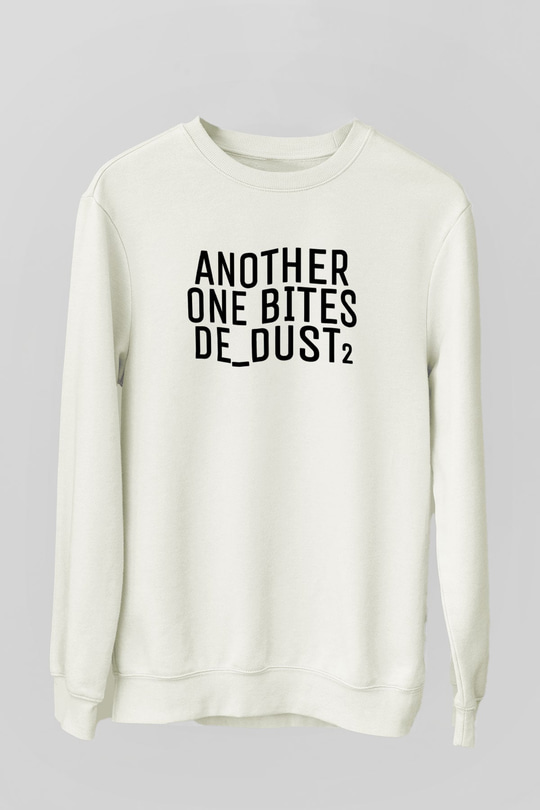 Counter Strike Baskılı Beyaz Unisex Sweatshirt