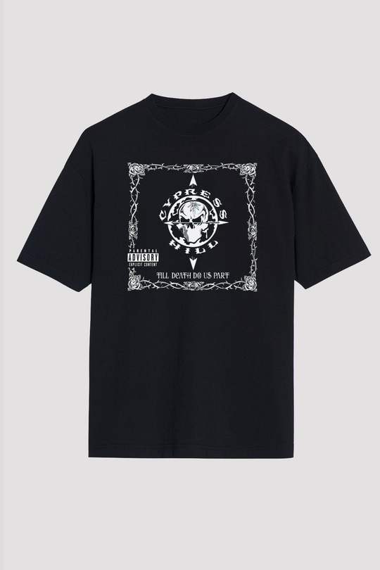 Cypress Hill Siyah Unisex Oversize Tişört T-Shirt