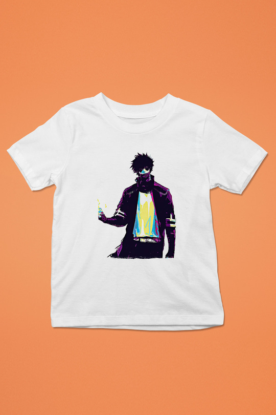 Dabi Baskılı Beyaz Unisex Beyaz Çocuk Tişört - Tshirt