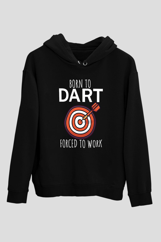 Dalgıçlık - Mountaineering Baskılı Unisex Siyah Hoodie