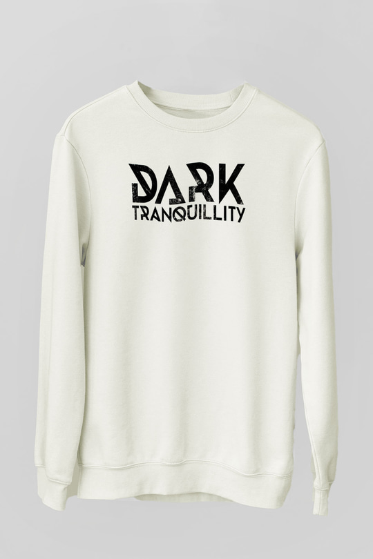 Dark Tranquillity Beyaz Unisex Sweatshirt