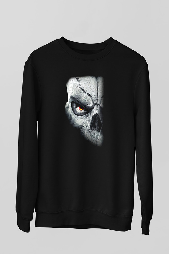 Darksiders Siyah Unisex Sweatshirt