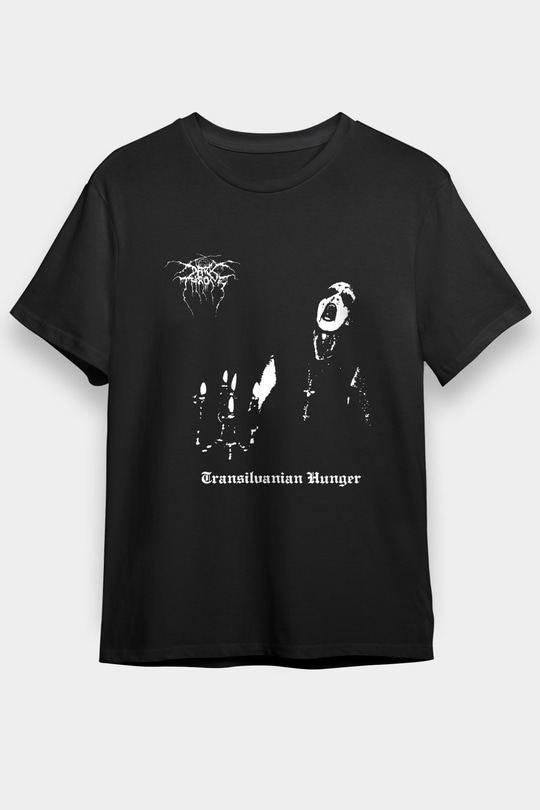 Darkthrone Baskılı Unisex Siyah Tişört