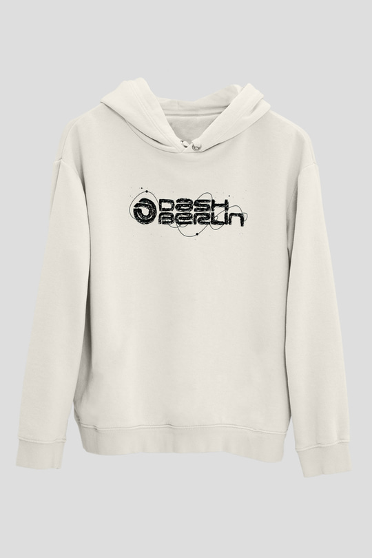 Dash Berlin Beyaz Unisex Kapüşonlu Sweatshirt