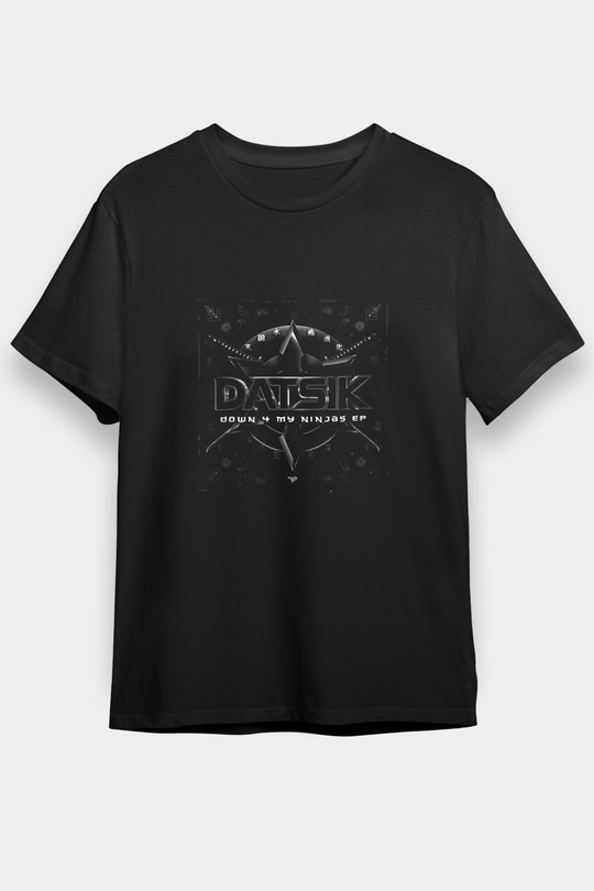 Datsik Baskılı Unisex Siyah Tişört