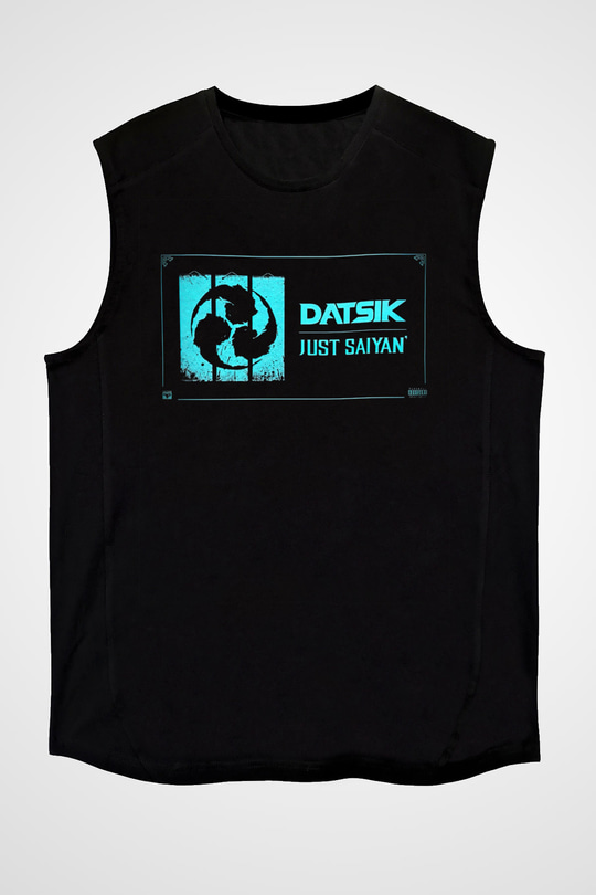 Datsik Siyah Unisex Kolsuz Tişört