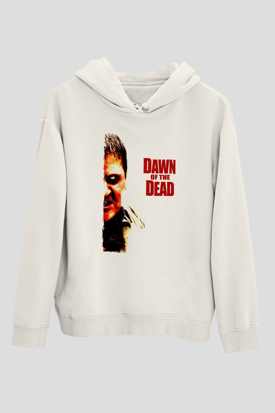 Dawn of the Dead Beyaz Unisex Hoodie