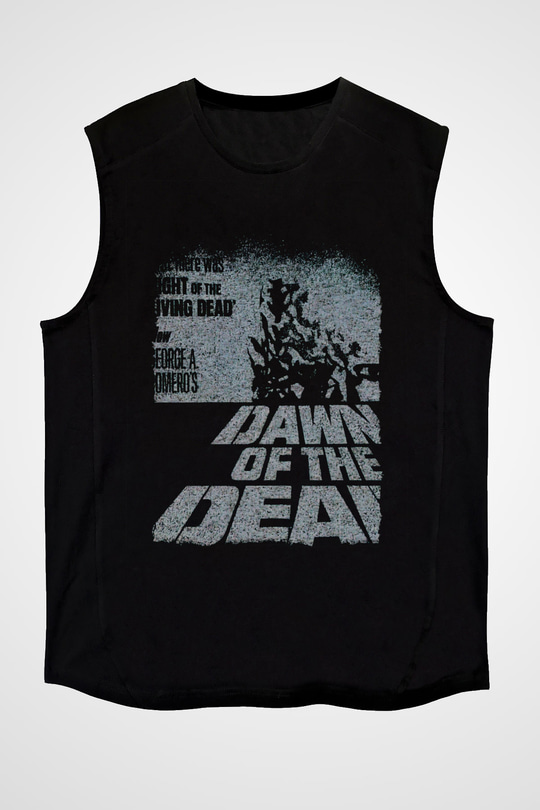 Dawn of the Dead Siyah Unisex  Kolsuz Tişört