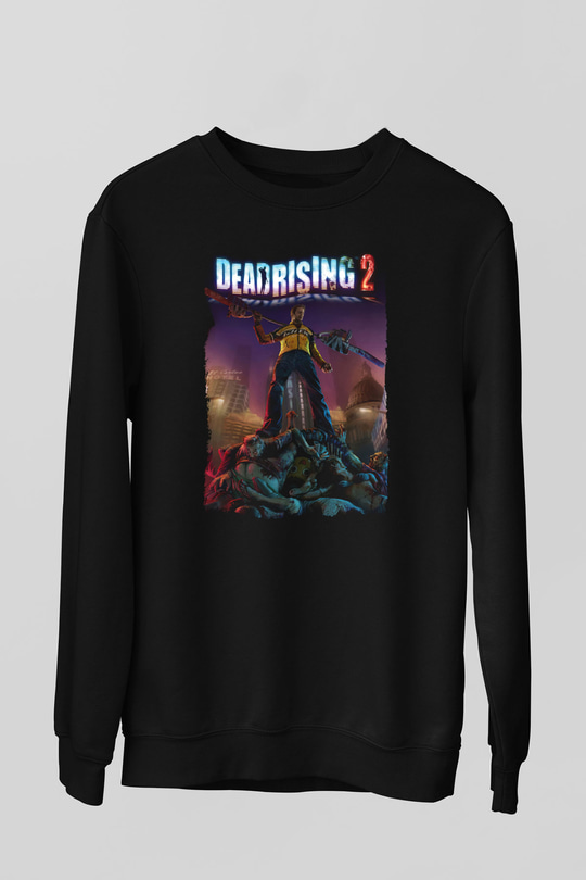 Dead Rising Siyah Unisex Sweatshirt