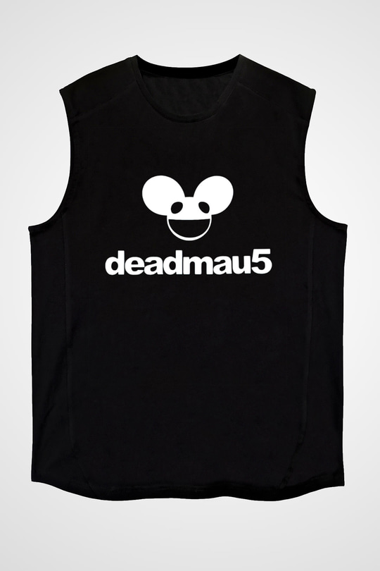 Deadmau5 Siyah Unisex Kolsuz Tişört