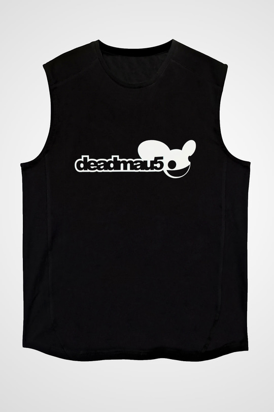 Deadmau5 Siyah Unisex Kolsuz Tişört