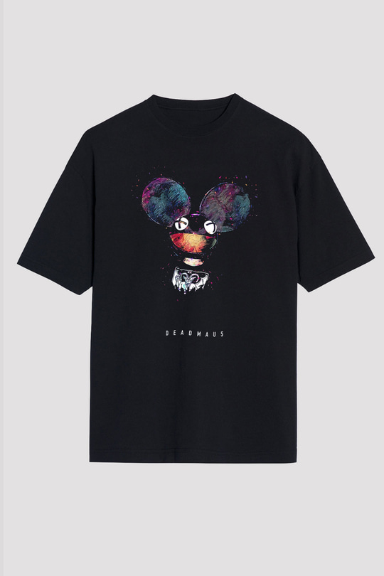 Deadmau5 Siyah Unisex Tişört T-Shirt - TişörtFabrikası