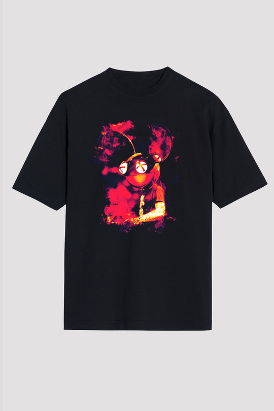 Deadmau5 Siyah Unisex Tişört T-Shirt - TişörtFabrikası