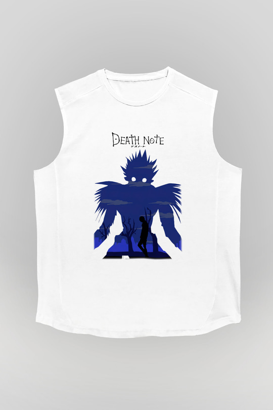Death Note Beyaz Unisex Kolsuz Tişört