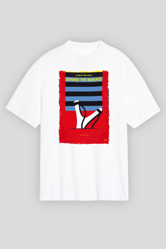 Dennis the Menace Beyaz Unisex Tişört T-Shirt