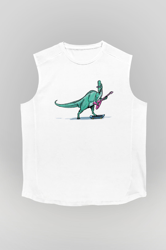 Denver, the Last Dinosaur Beyaz Unisex Kolsuz Tişört