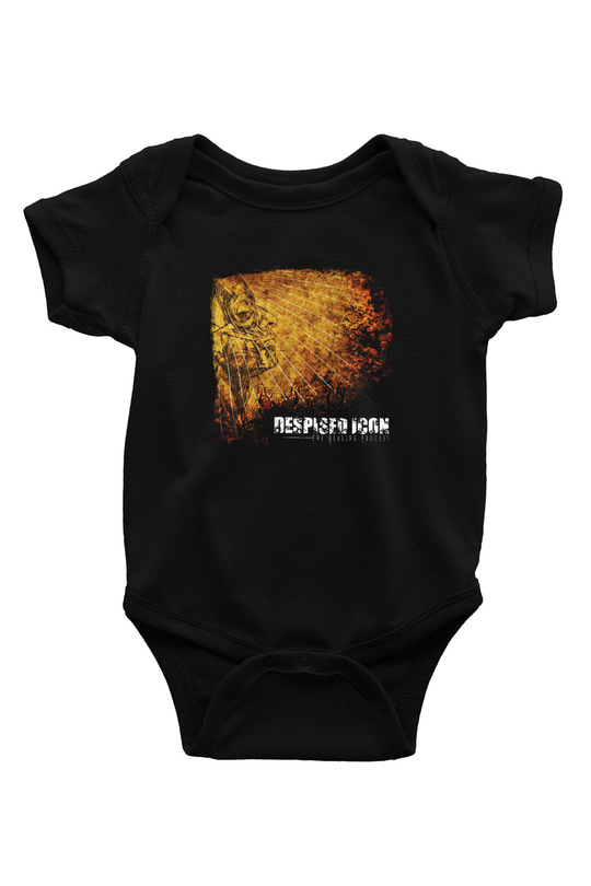 Despised Icon Baskılı Unisex Siyah Bebek Body - Zıbın