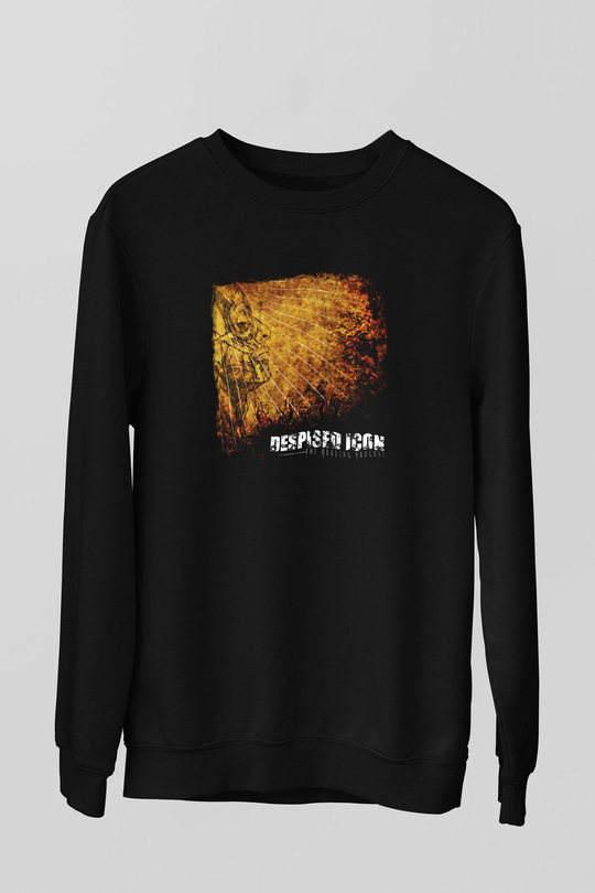Despised Icon Baskılı Unisex Siyah Sweatshirt