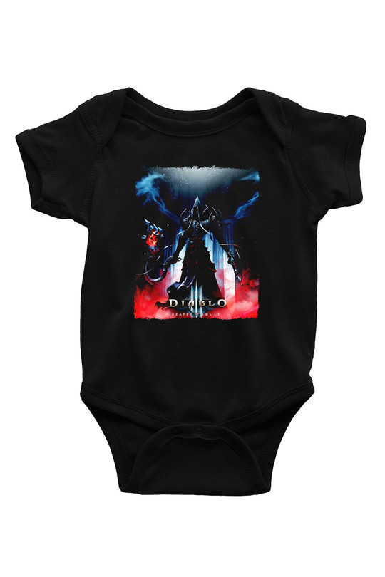 Diablo Siyah Bebek Body - Zıbın