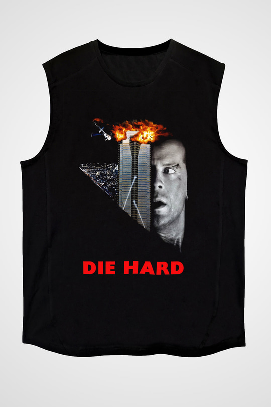 Die Hard Siyah Unisex Kolsuz Tişört