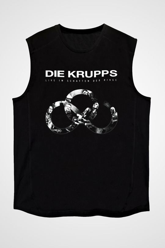 Die Krupps Siyah Unisex Kolsuz Tişört