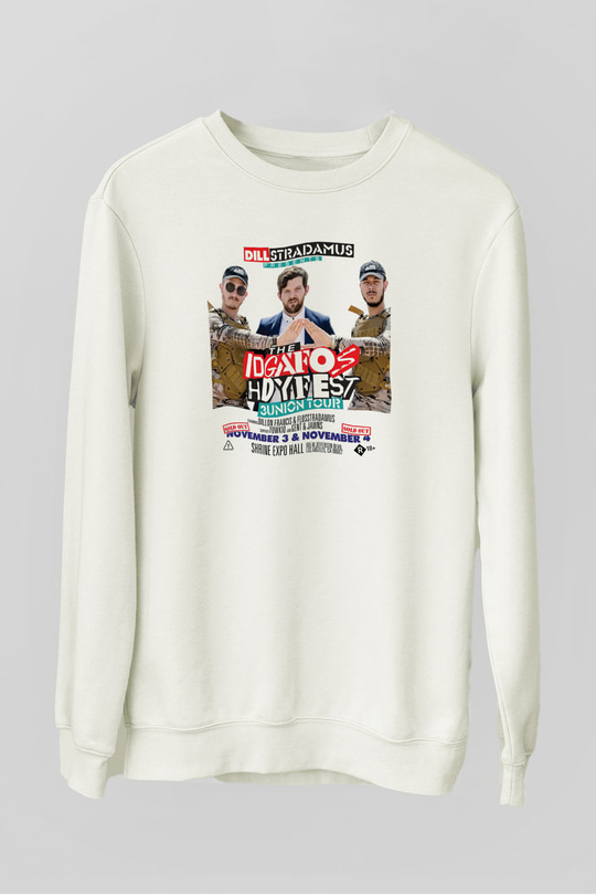 Dillion Francis Beyaz Unisex Sweatshirt