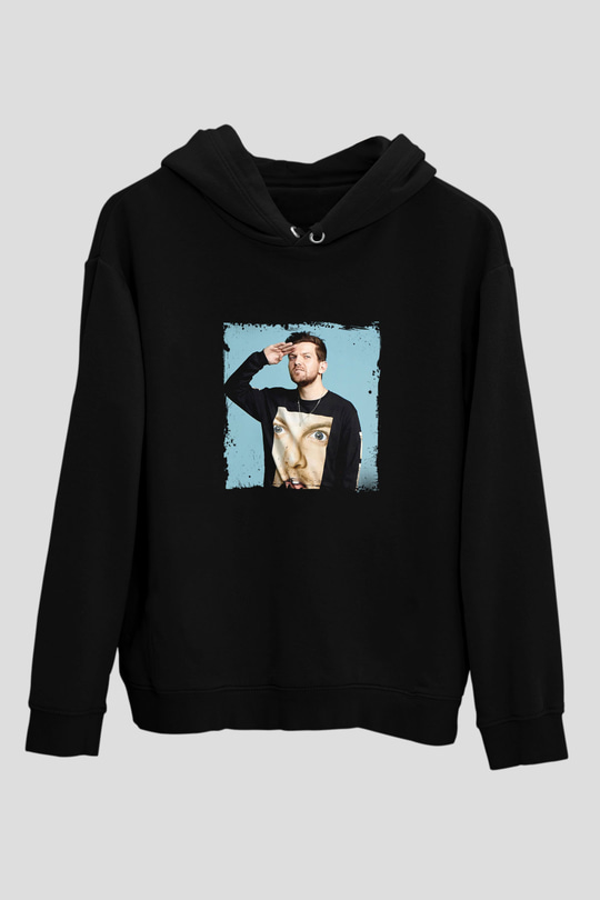 Dillon Francis Baskılı Unisex Siyah Hoodie