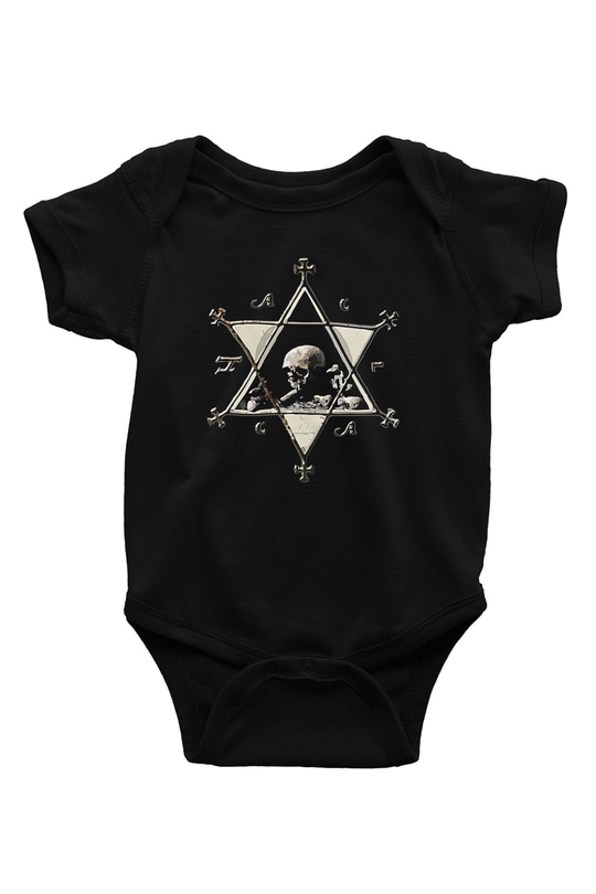 Dimmu Borgir Baskılı Unisex Siyah Bebek Body - Zıbın