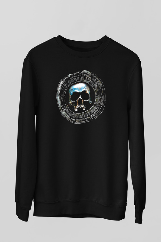 Dimmu Borgir Baskılı Unisex Siyah Sweatshirt