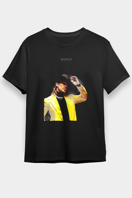 Diplo Siyah Unisex Tişört T-Shirt - TişörtFabrikası