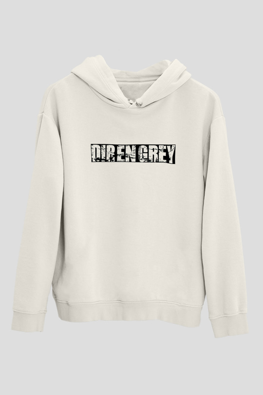 Dir En Grey Beyaz Unisex Kapşonlu Sweatshirt