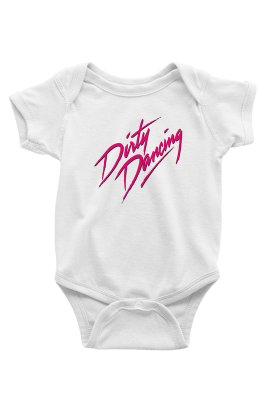 Dirty Dancing Baskılı Beyaz Unisex Bebek Body - Zıbın