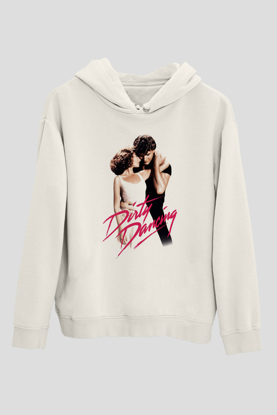 Dirty Dancing Beyaz Unisex Kapşonlu Sweatshirt