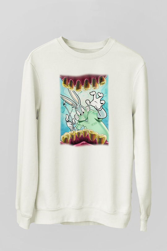 Diş hekimi Beyaz Unisex Sweatshirt