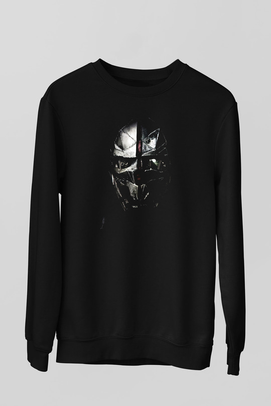 Dishonored 2 Siyah Unisex Sweatshirt
