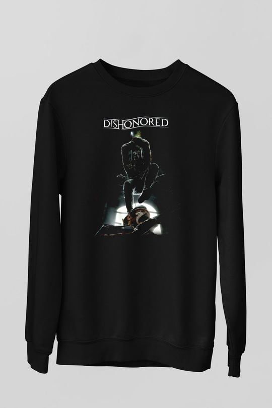 Dishonored 2 Siyah Unisex Sweatshirt
