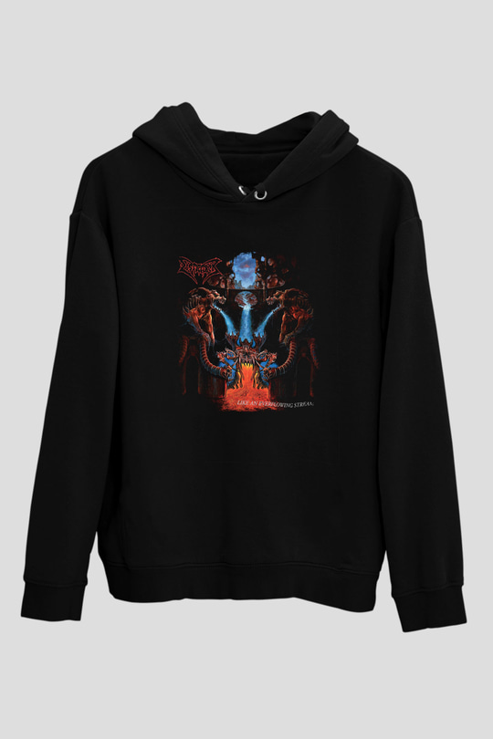Dismember Baskılı Unisex Siyah Hoodie