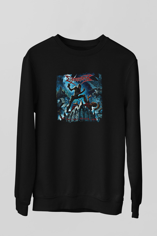 Dismember Baskılı Unisex Siyah Sweatshirt