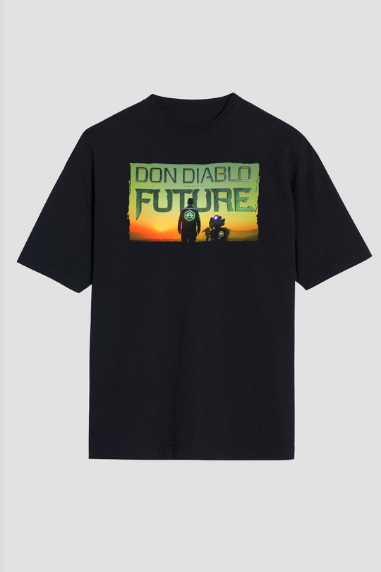 Don Diablo Siyah Unisex Tişört T-Shirt - TişörtFabrikası