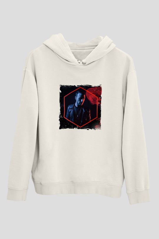 Don DiabloBaskılı Beyaz Hoodie
