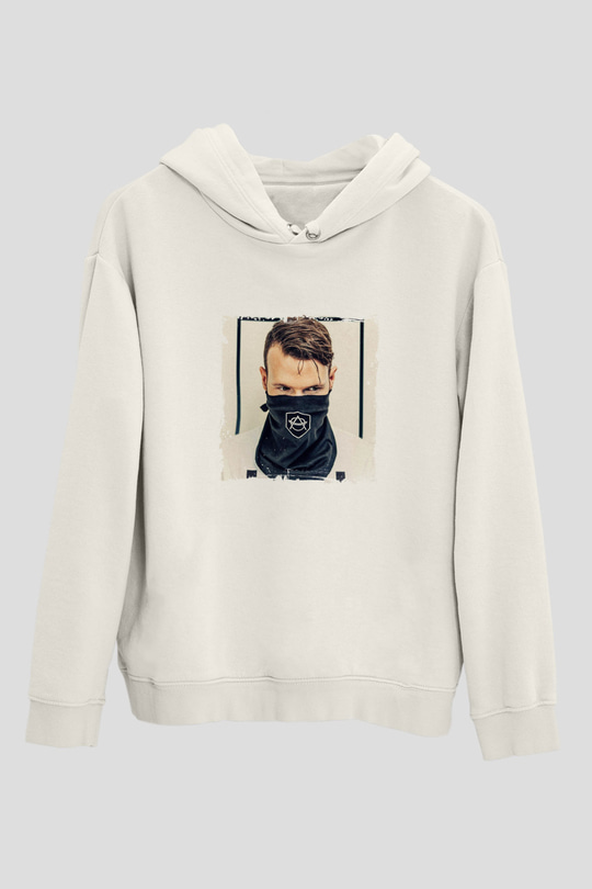 Don DiabloBaskılı Beyaz Hoodie