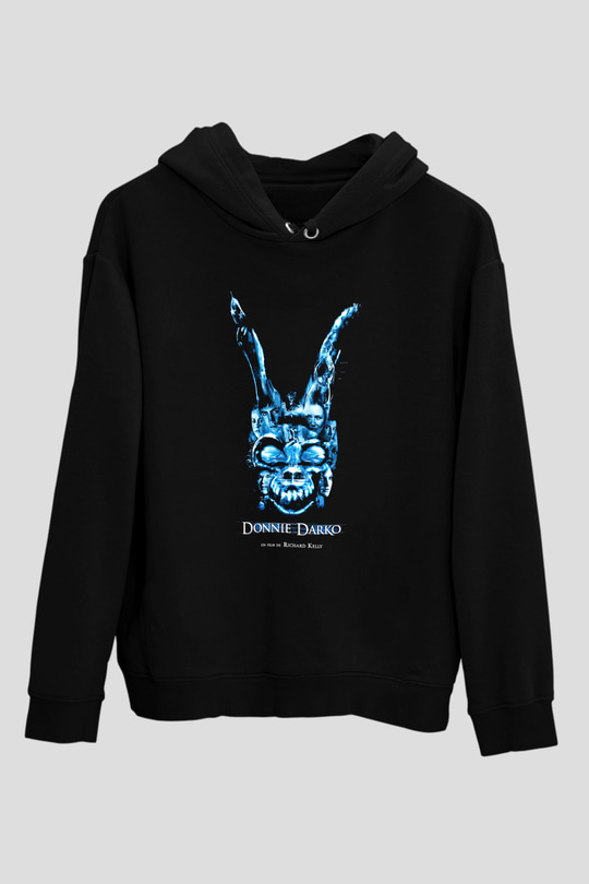 Donnie Darko Baskılı Unisex Siyah Hoodie