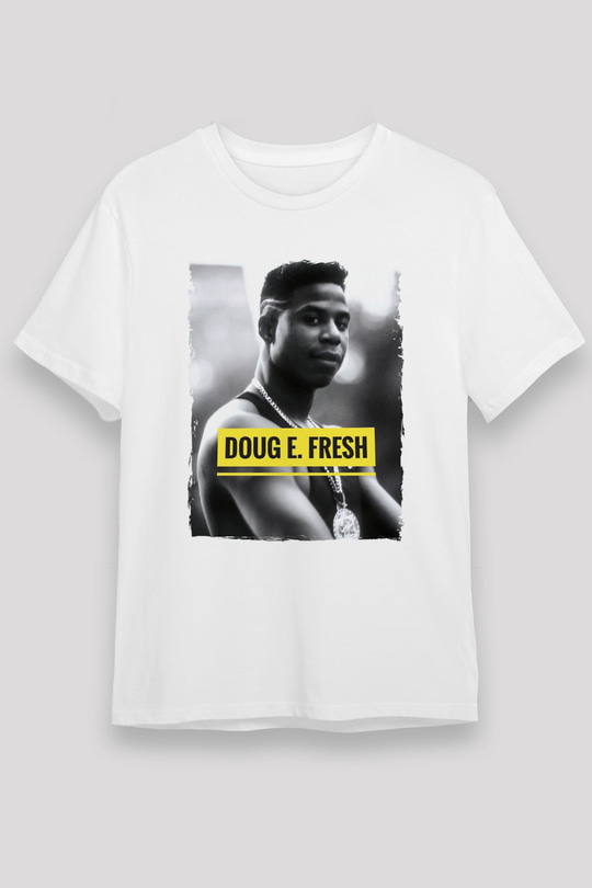 Doug E. Fresh Beyaz Unisex Tişört T-Shirt - TişörtFabrikası