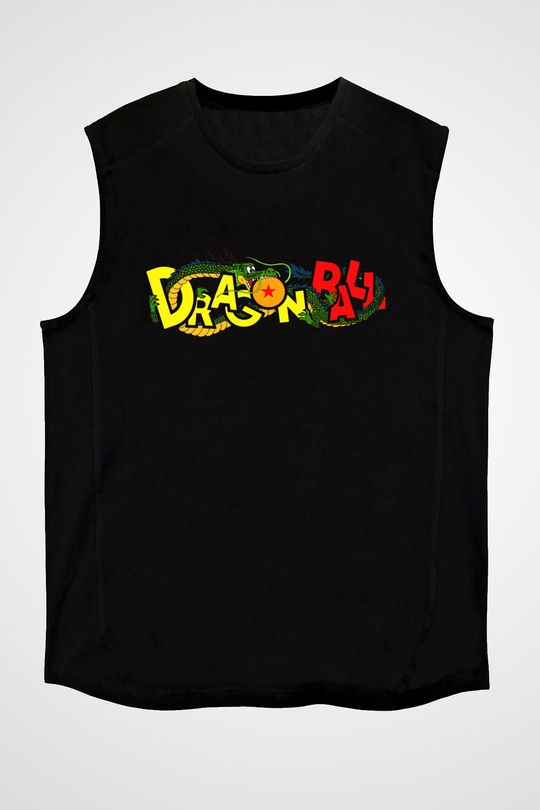 Dragonball Siyah Unisex Kolsuz Tişört