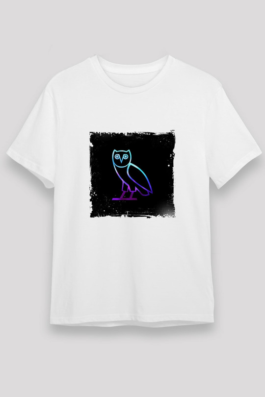 Drake Baskılı Unisex Beyaz Tişört