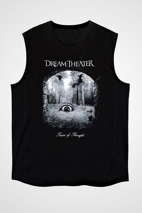 Dream Theater Siyah Unisex Kolsuz Tişört