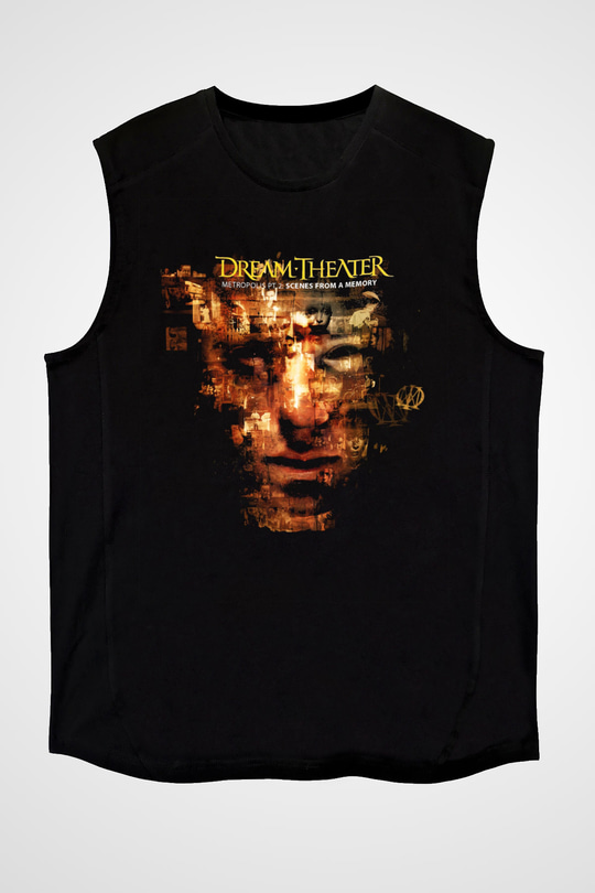 Dream Theater Siyah Unisex Kolsuz Tişört